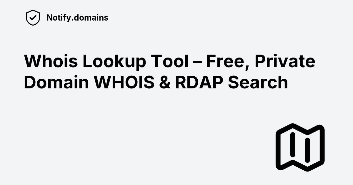 Whois lookup tool free private domain whois rdap search